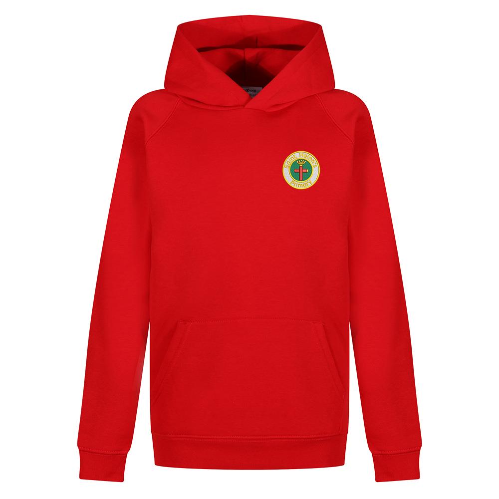 St Helens Primary Bishopbriggs Hooded Sweatshirt Red