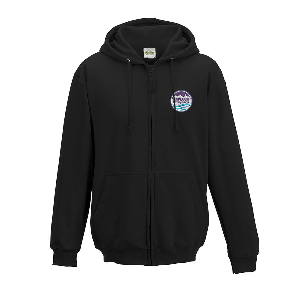 Raploch Primary Hooded Sweatshirt Black (Primary 7)