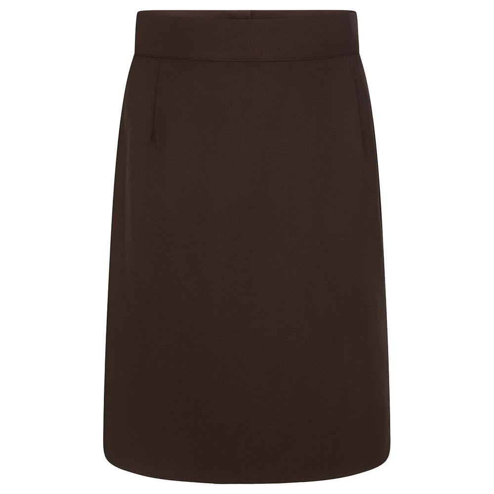 Pencil Skirt Brown Brown