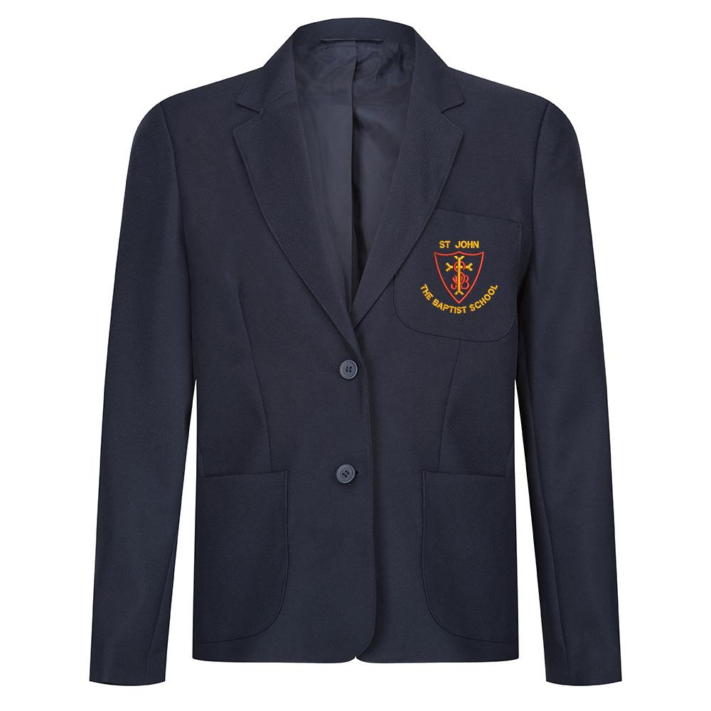 St John The Baptist Primary Girls Poly Blazer Navy