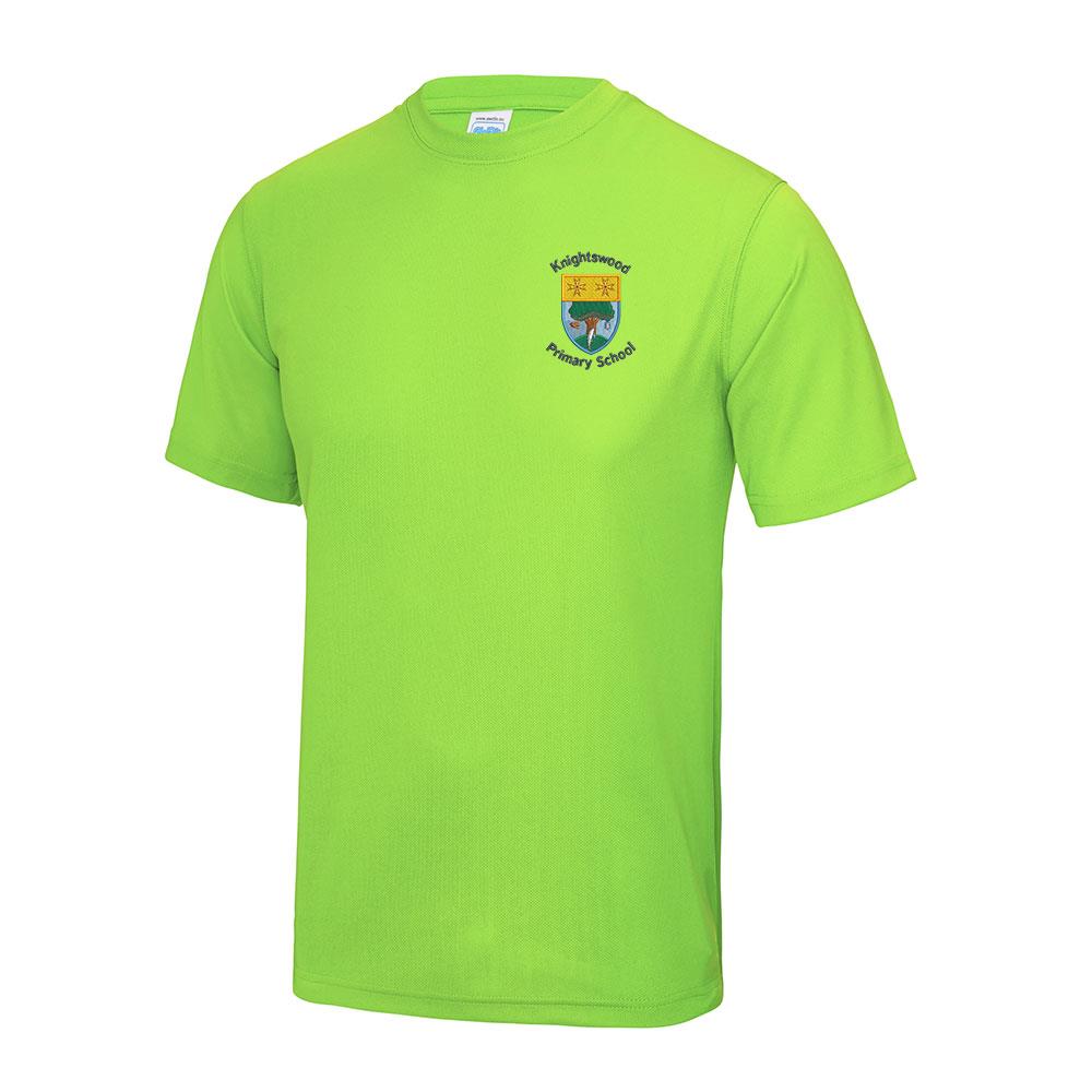 Knightswood Primary T-Shirt Electric Green