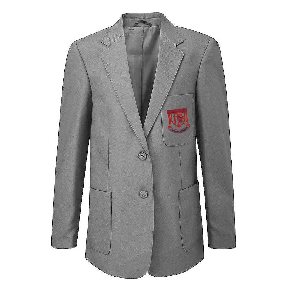 St Pauls Primary Girls Poly Blazer Grey