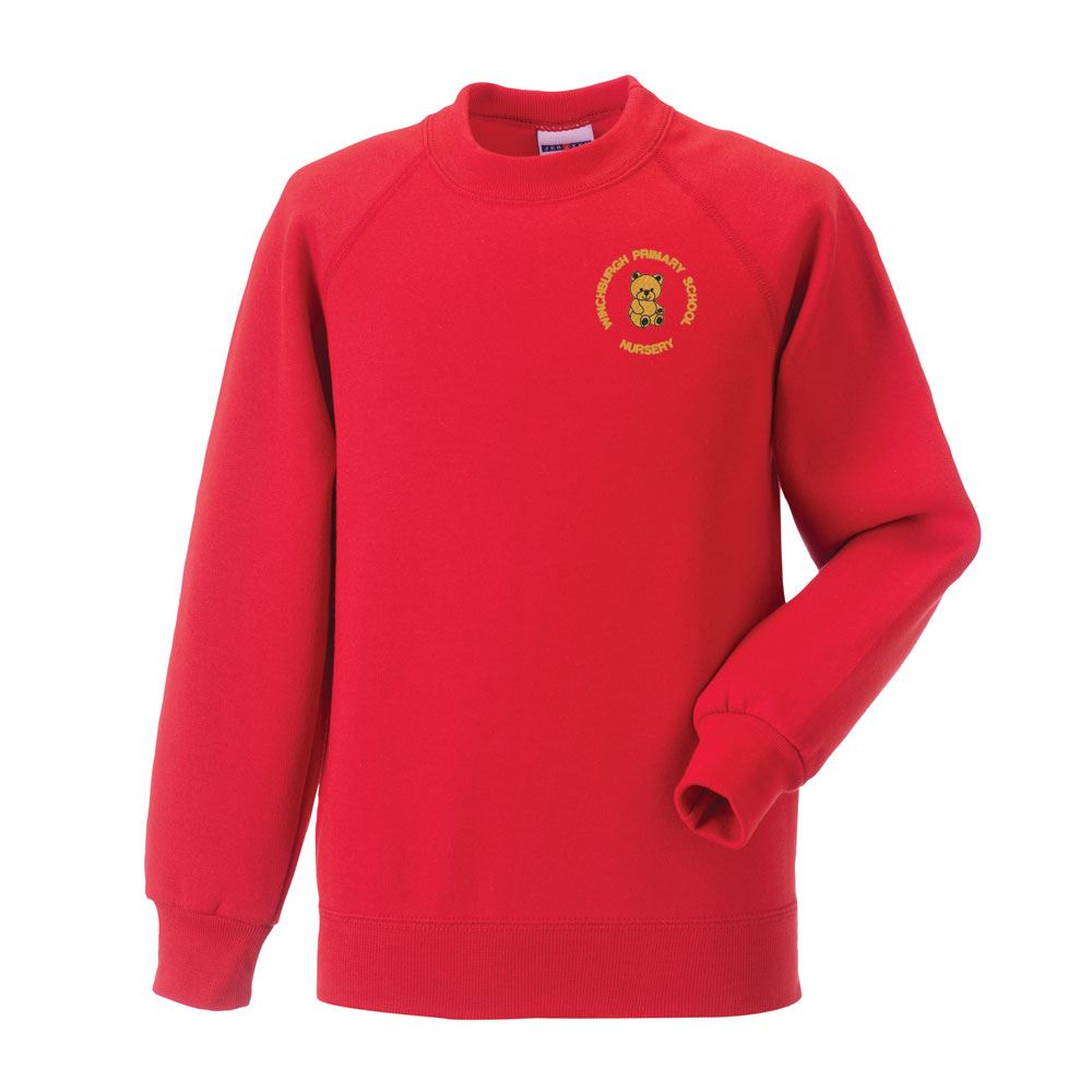 Winchburgh Nursery Crew Neck Sweatshirt Red