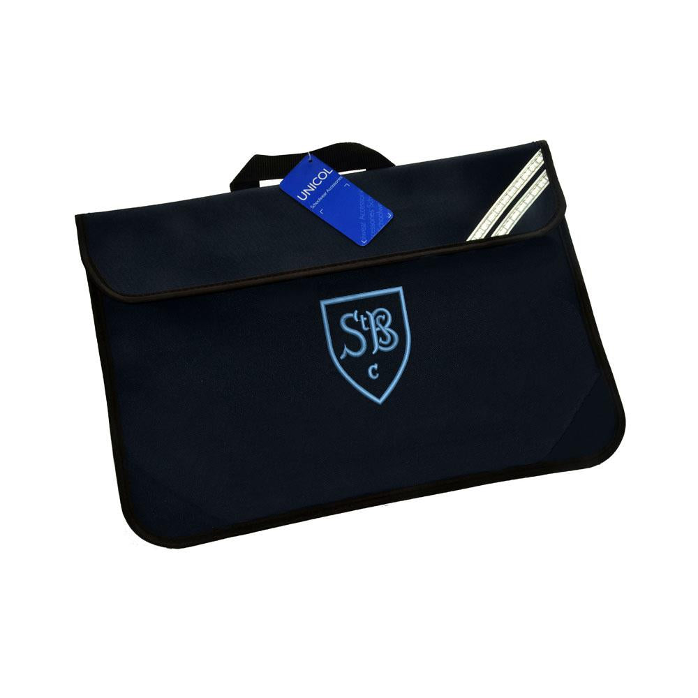 St Brides Primary Cambuslang Book Bag Navy