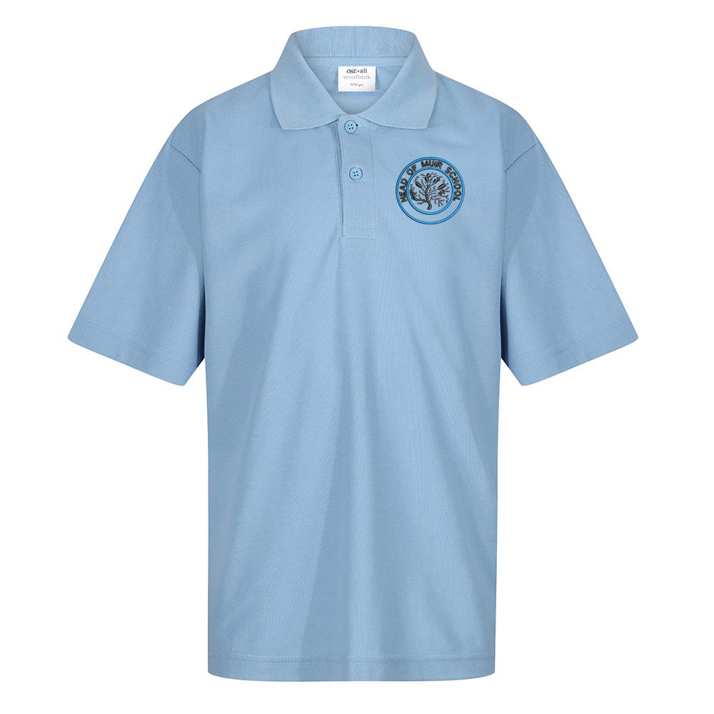 Head of Muir Primary Poloshirt Sky