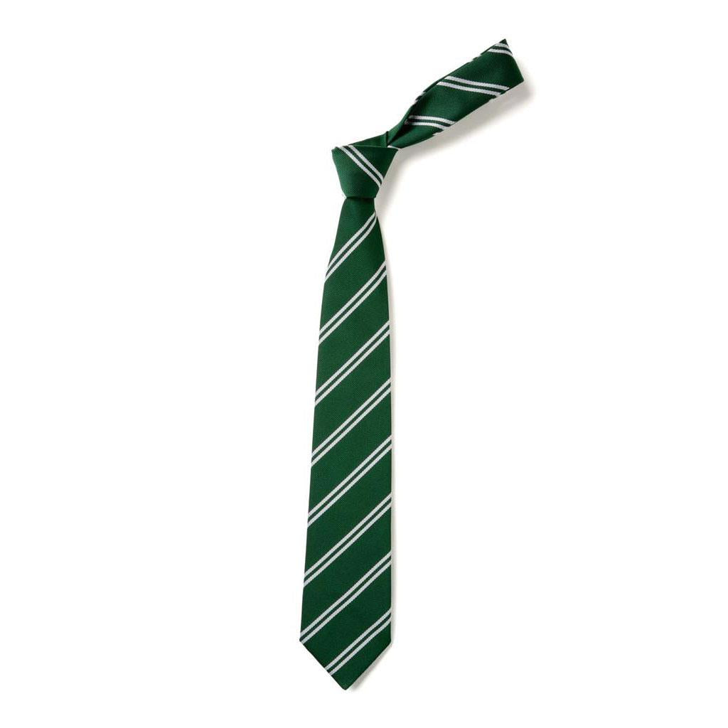 Twin Stripe Tie Bottle/White