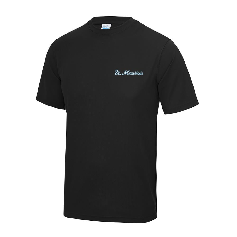 St Maurices High T-Shirt Black