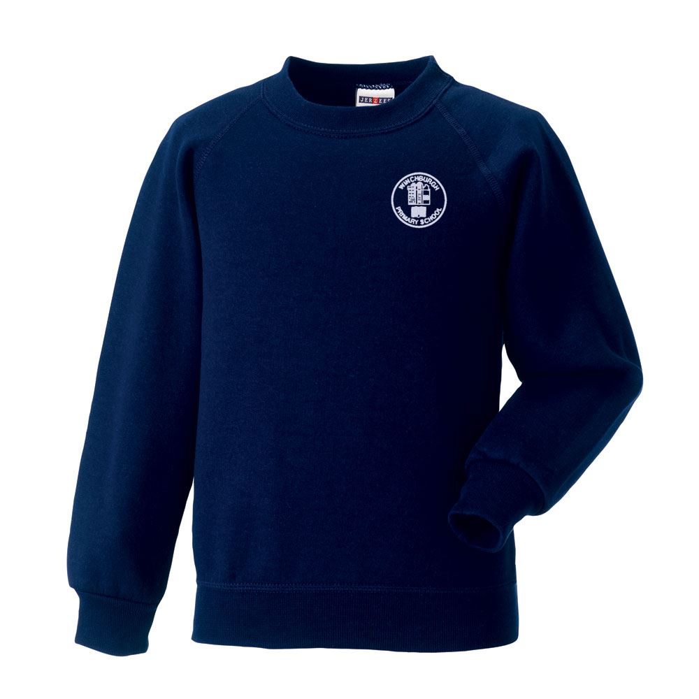 Winchburgh Primary Crew Neck Sweatshirt Navy