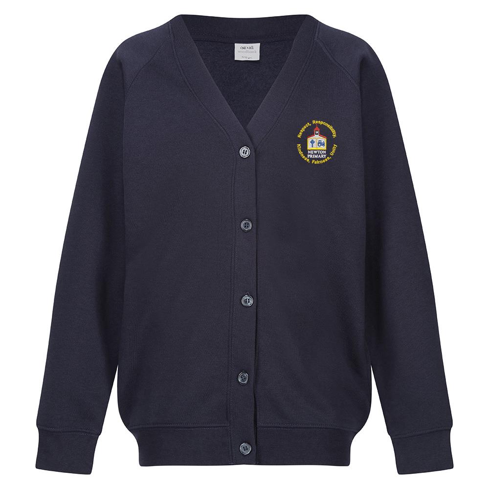 Newton Primary Sweat Cardigan Navy (Primary 7)