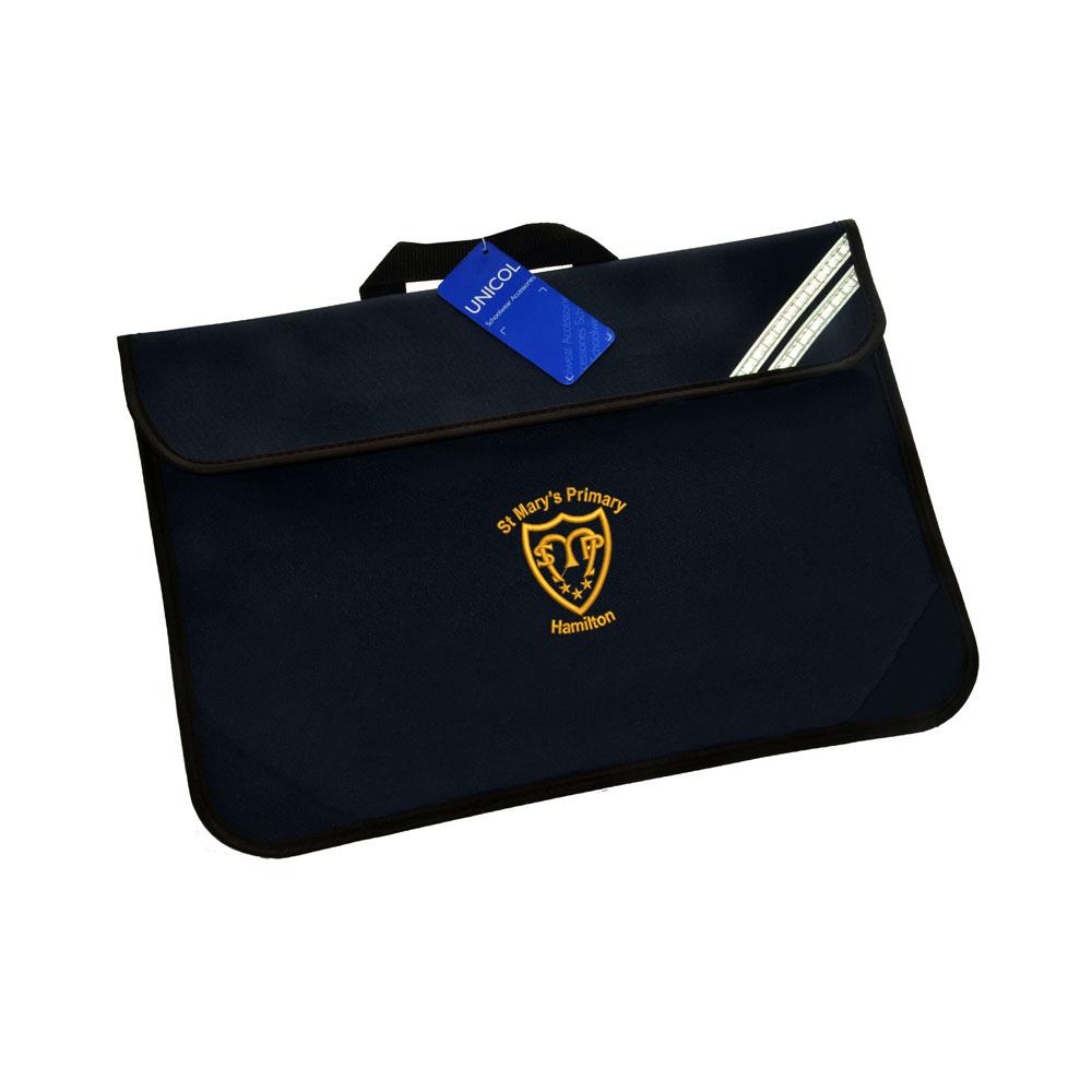 St Marys Primary Hamilton Book Bag Navy