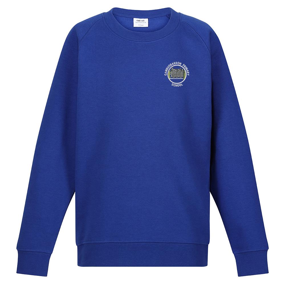 Cambusbarron Primary Crew Neck Sweatshirt Royal