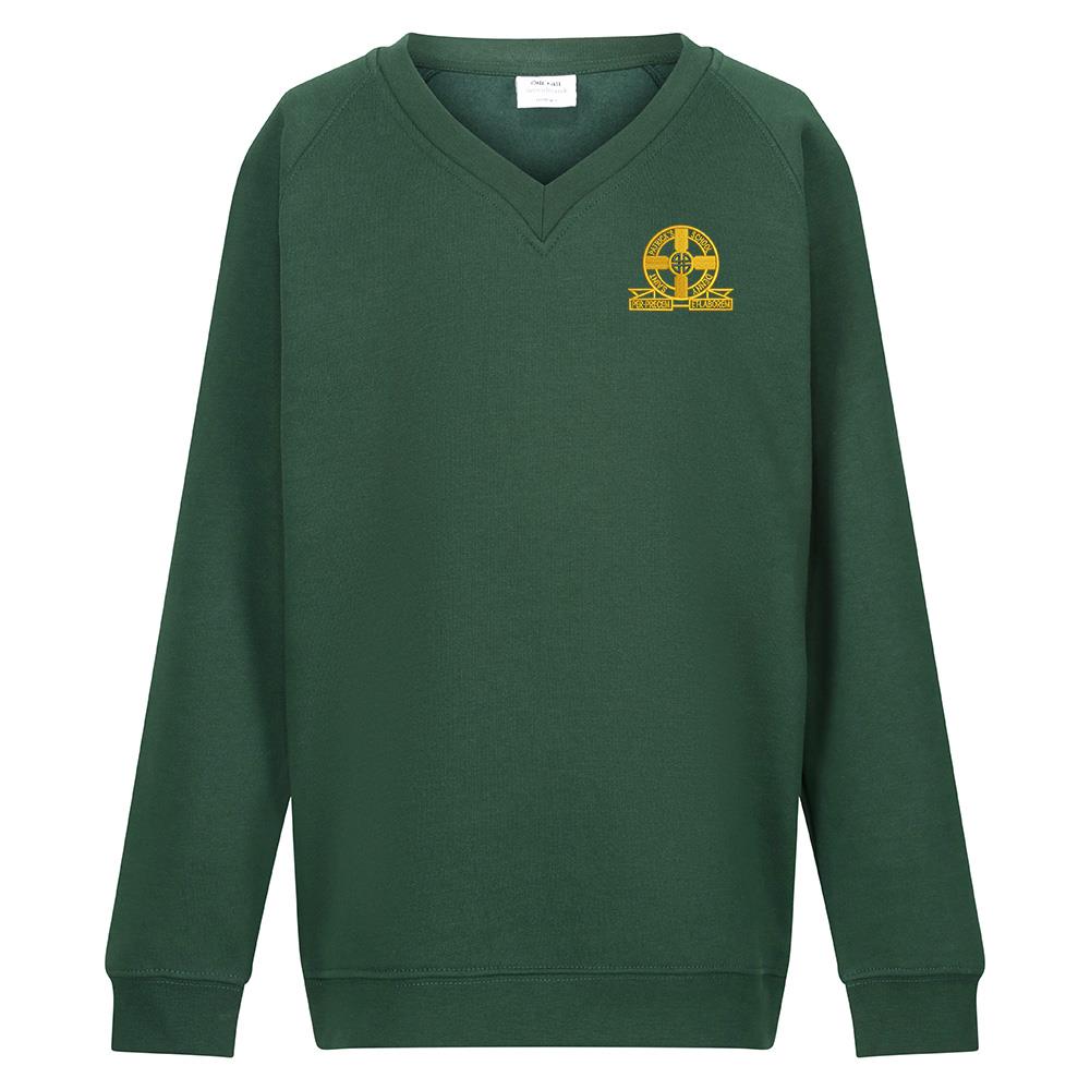 St Patricks Primary Denny V-Neck Sweatshirt Bottle