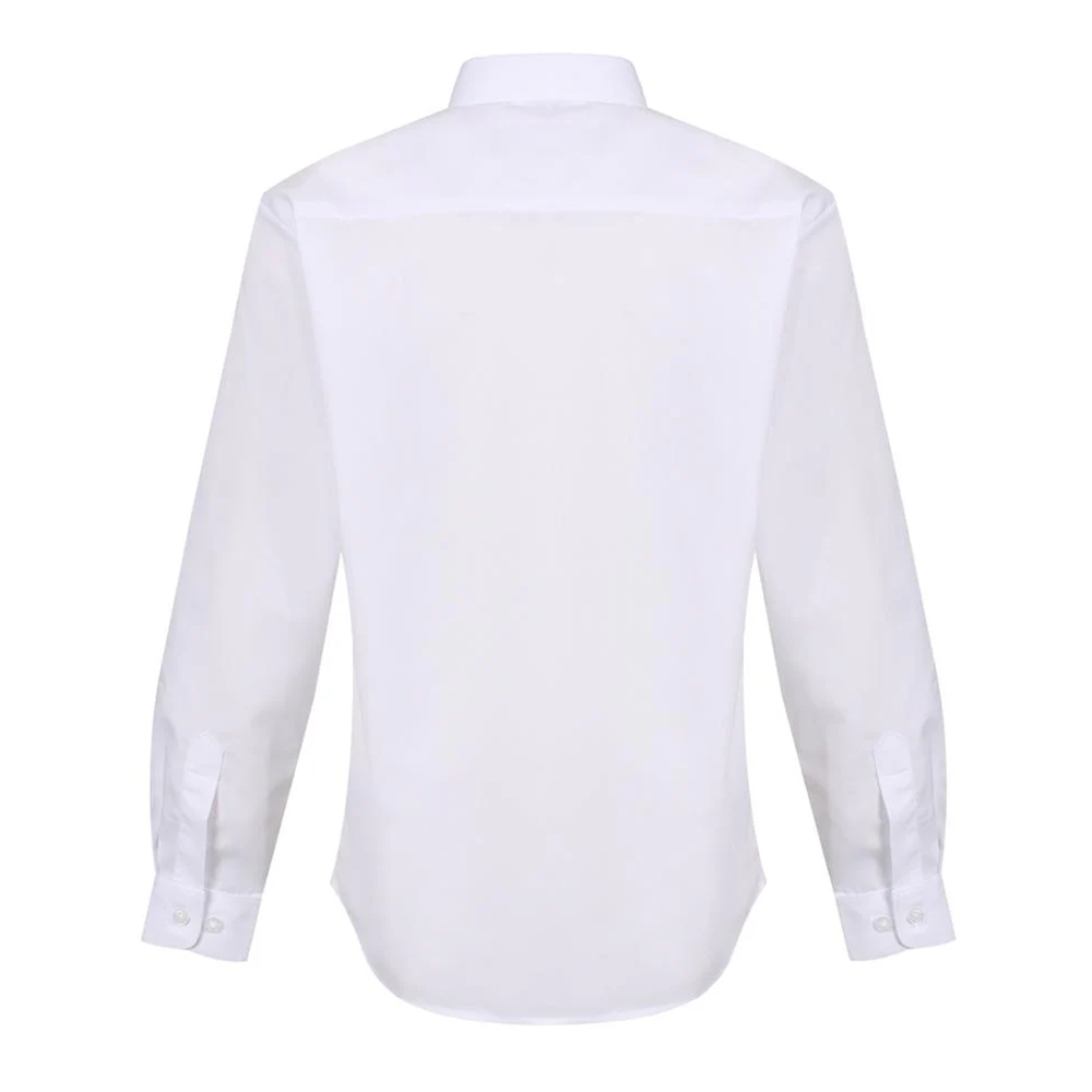 Boys Twin Pack L/S Non Iron Regular Fit Shirt White