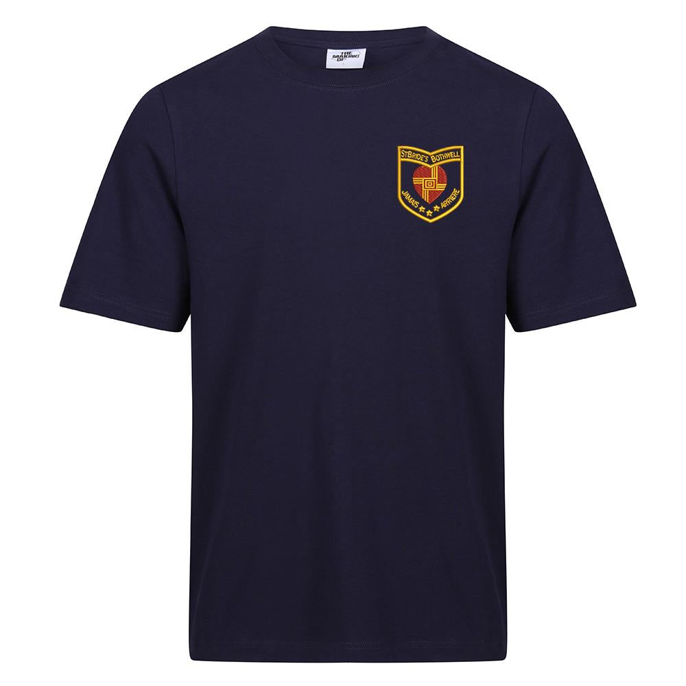 St Brides Primary Bothwell T-Shirt Navy