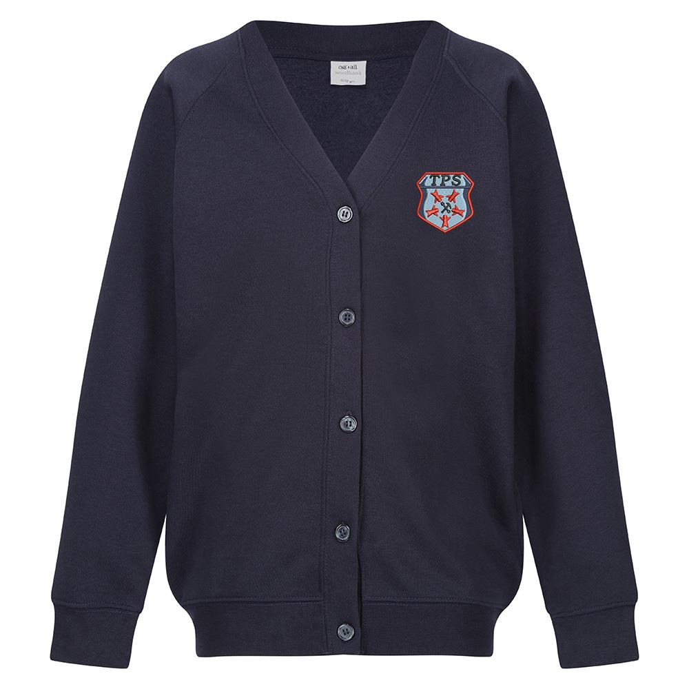 Tannochside Primary Sweat Cardigan Navy