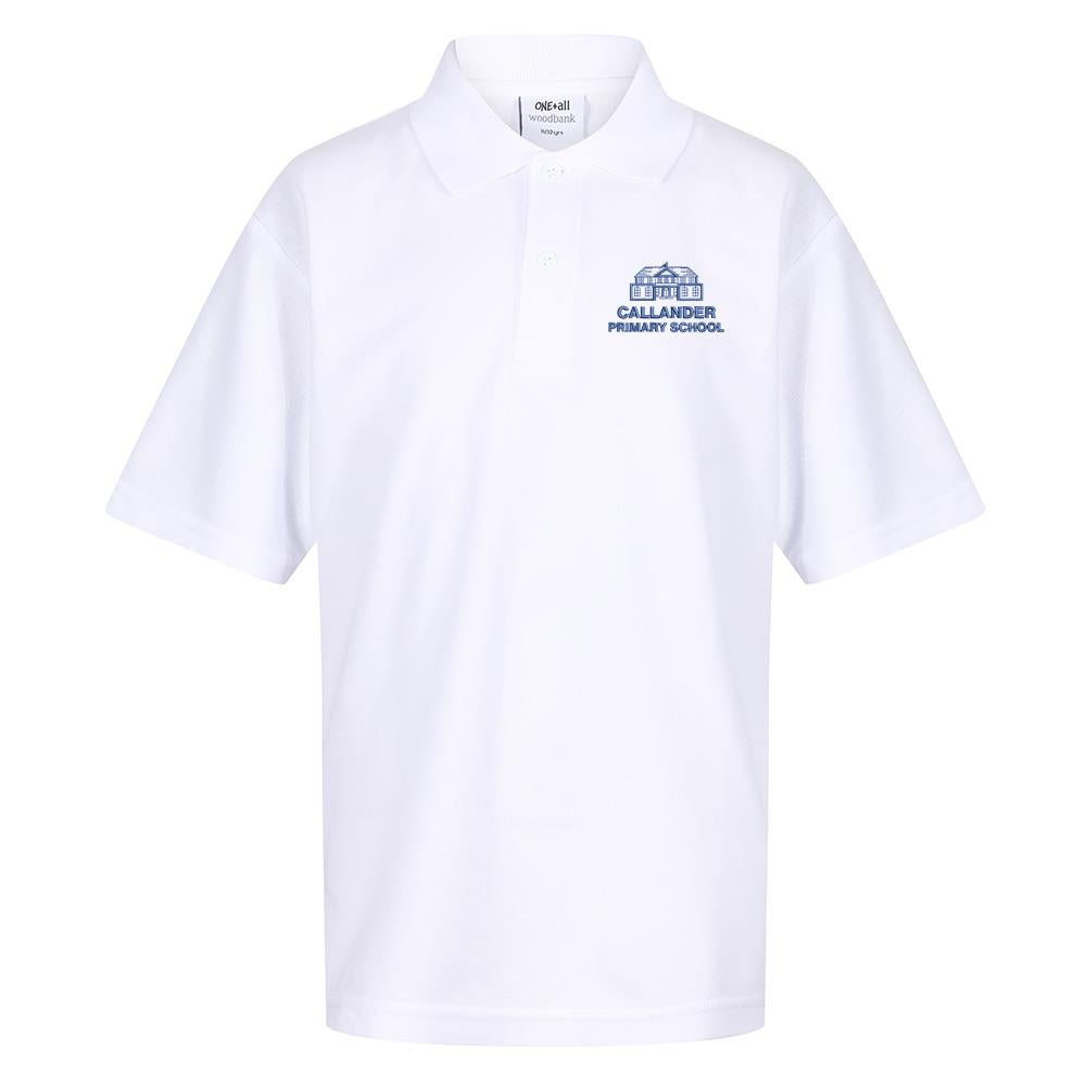 Callander Primary Poloshirt White