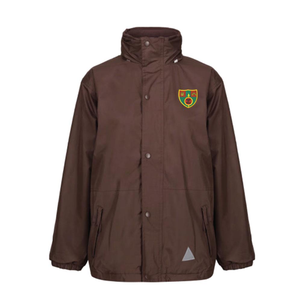 St Michaels Primary Moodiesburn Reversible Jacket Brown