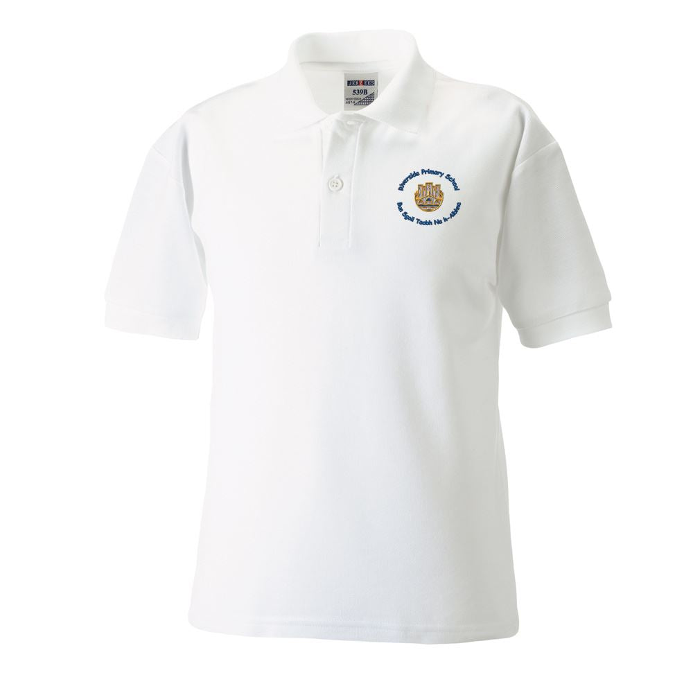 Riverside Primary Stirling Poloshirt White