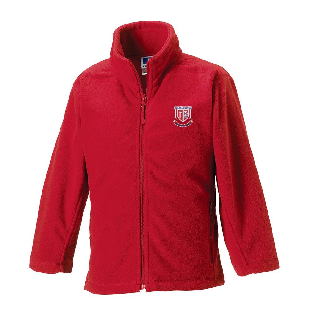 St Pauls Primary Outdoor Fleece Red