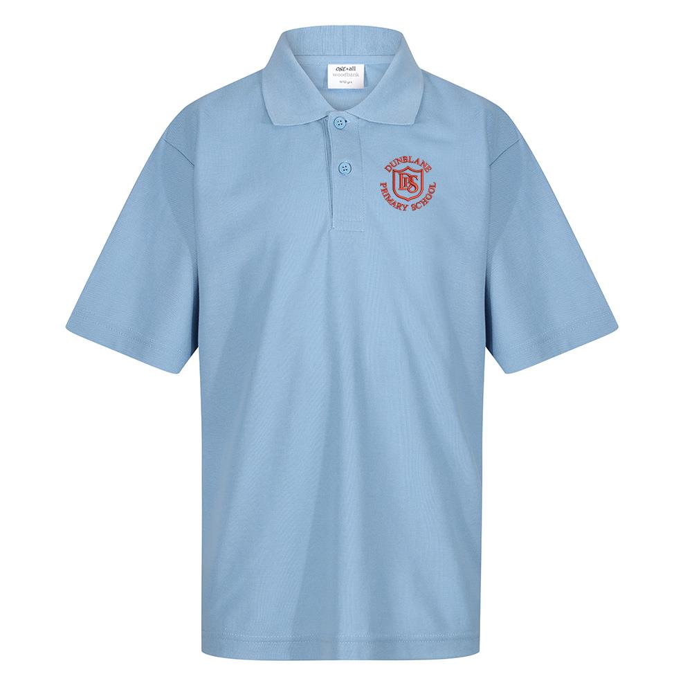 Dunblane Primary Poloshirt Sky