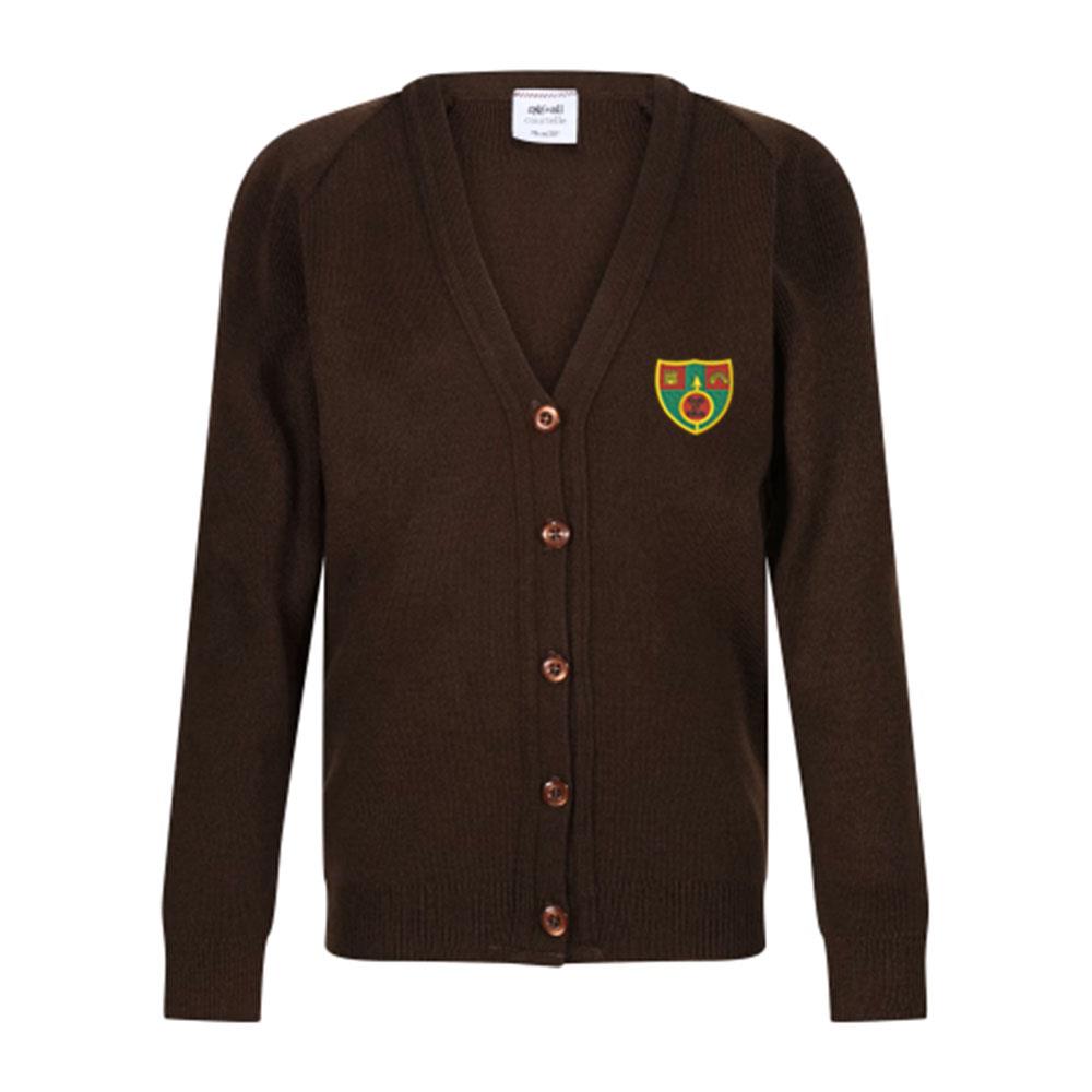 St Michaels Primary Moodiesburn 50/50 Cardigan Brown