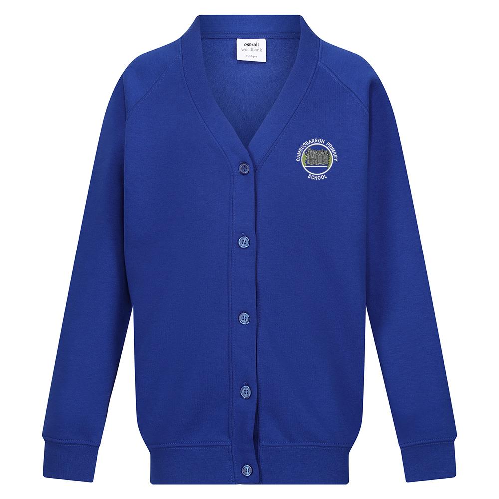 Cambusbarron Primary Sweat Cardigan Royal