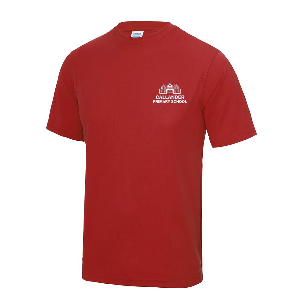 Callander Primary T-Shirt Red