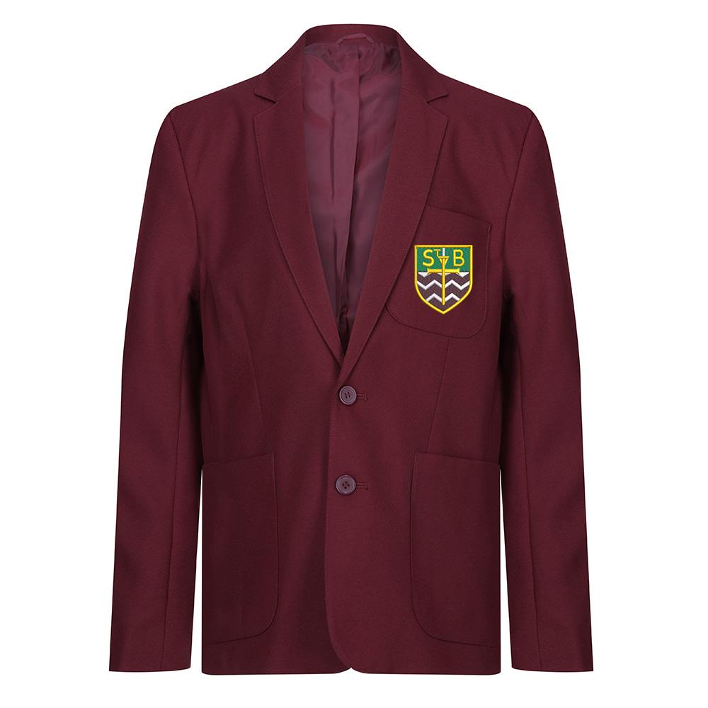 St Barbaras Primary Boys Poly Blazer Maroon