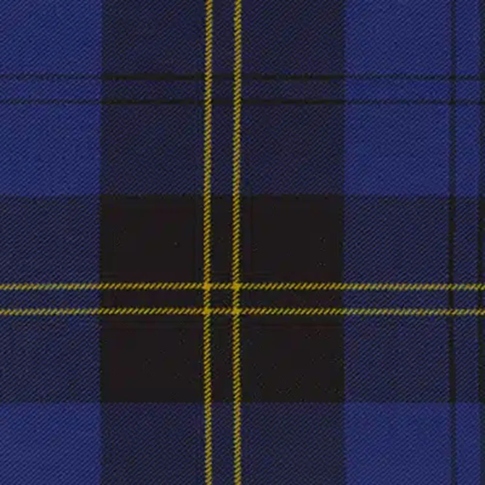 Knife Pleated Tartan Skirt Royal