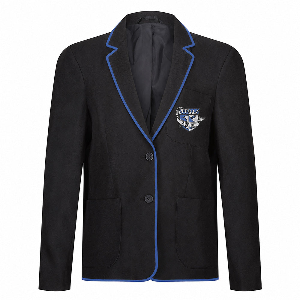 Bannockburn High Girls Poly Braided Blazer Black