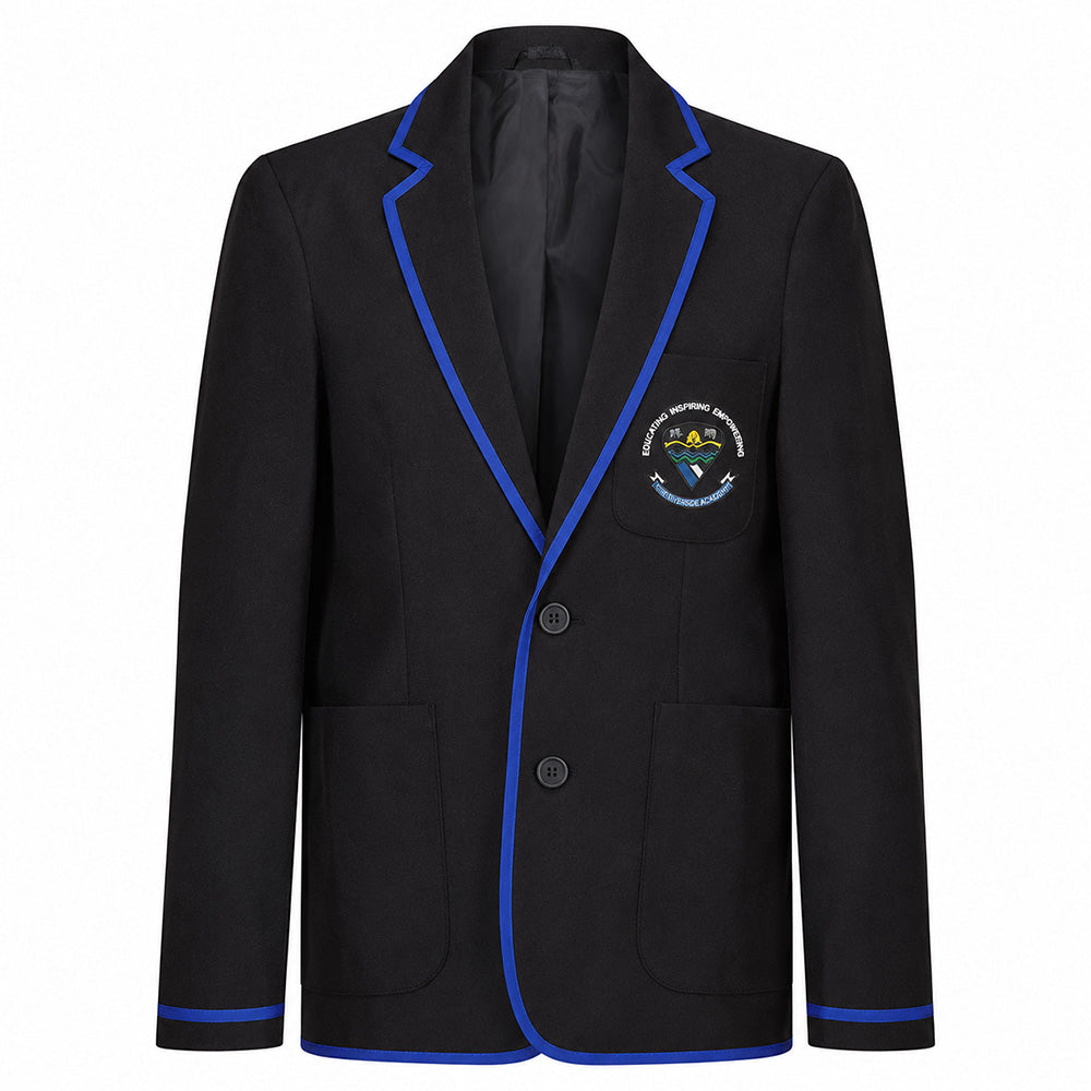 Bishopbriggs Academy Boys Poly Braided Blazer Black