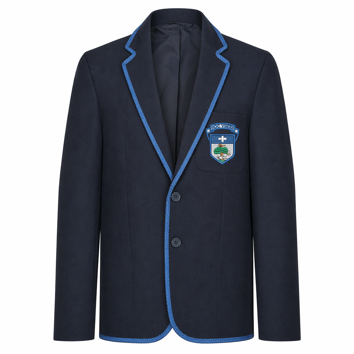 Holyrood Secondary Girls Poly Braided Blazer Navy