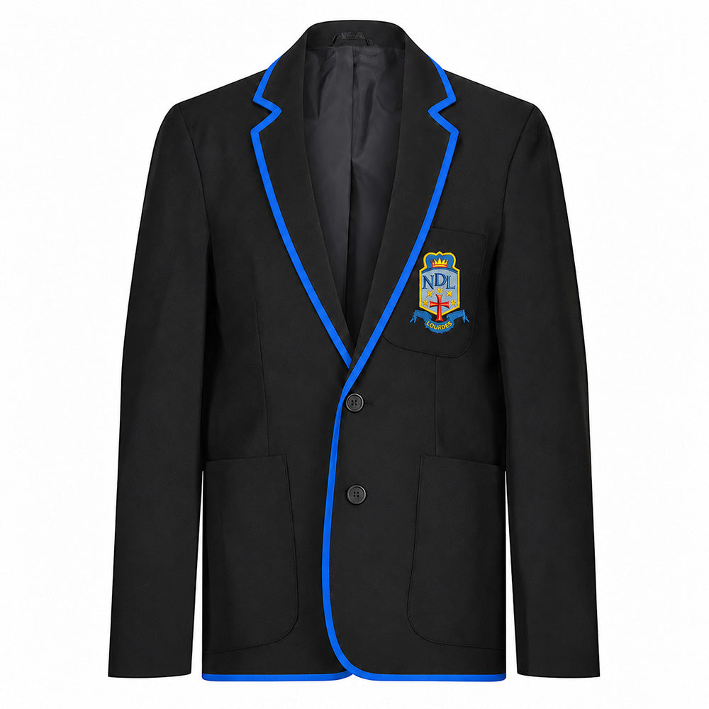 Lourdes Secondary Boys Poly Braided Blazer Black (S4/S5)