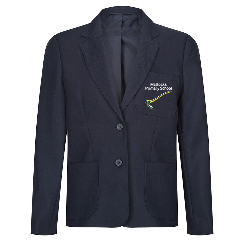 Mattocks Primary Girls Poly Blazer Navy