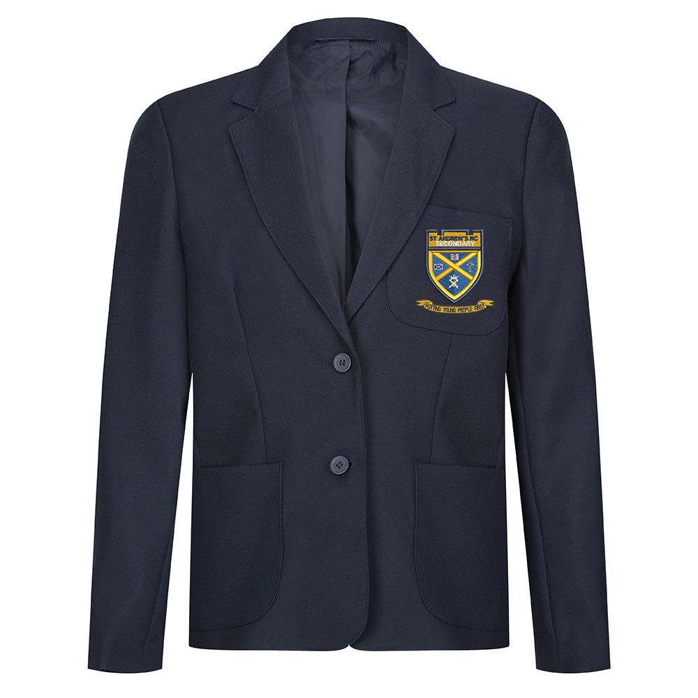 St Andrews RC Secondary Girls Poly Blazer Navy
