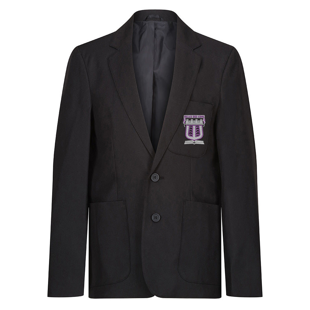Wallace High Boys Poly Blazer Black