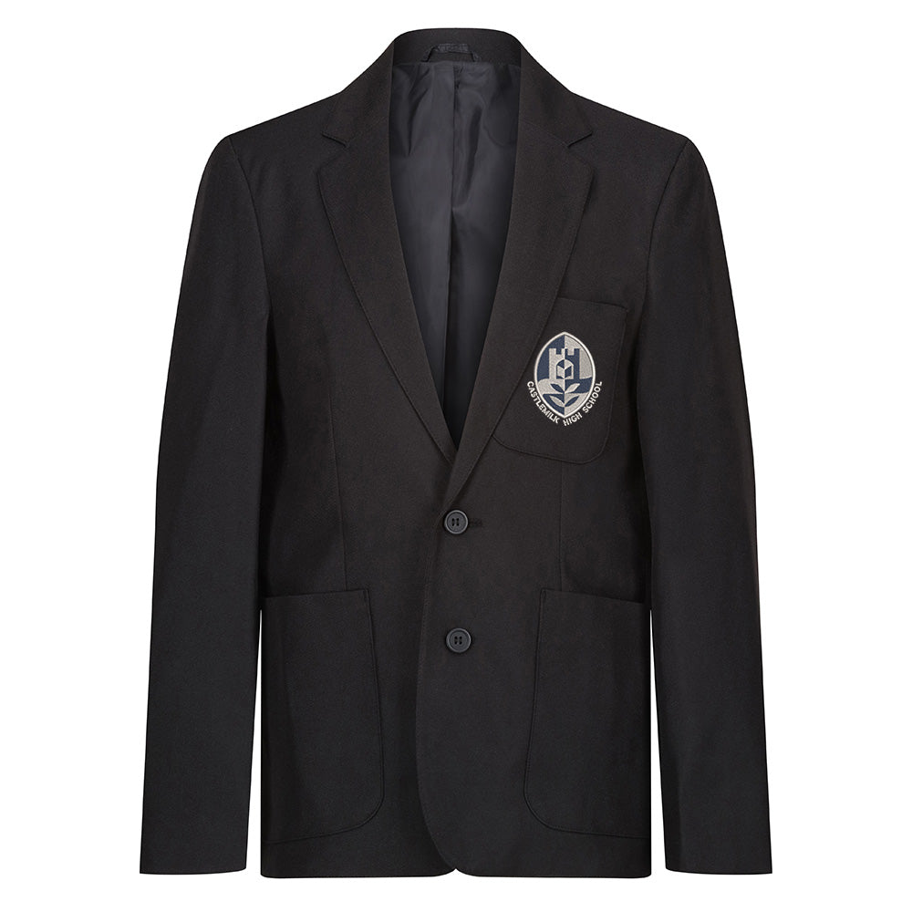 Castlemilk High Boys Poly Blazer Black