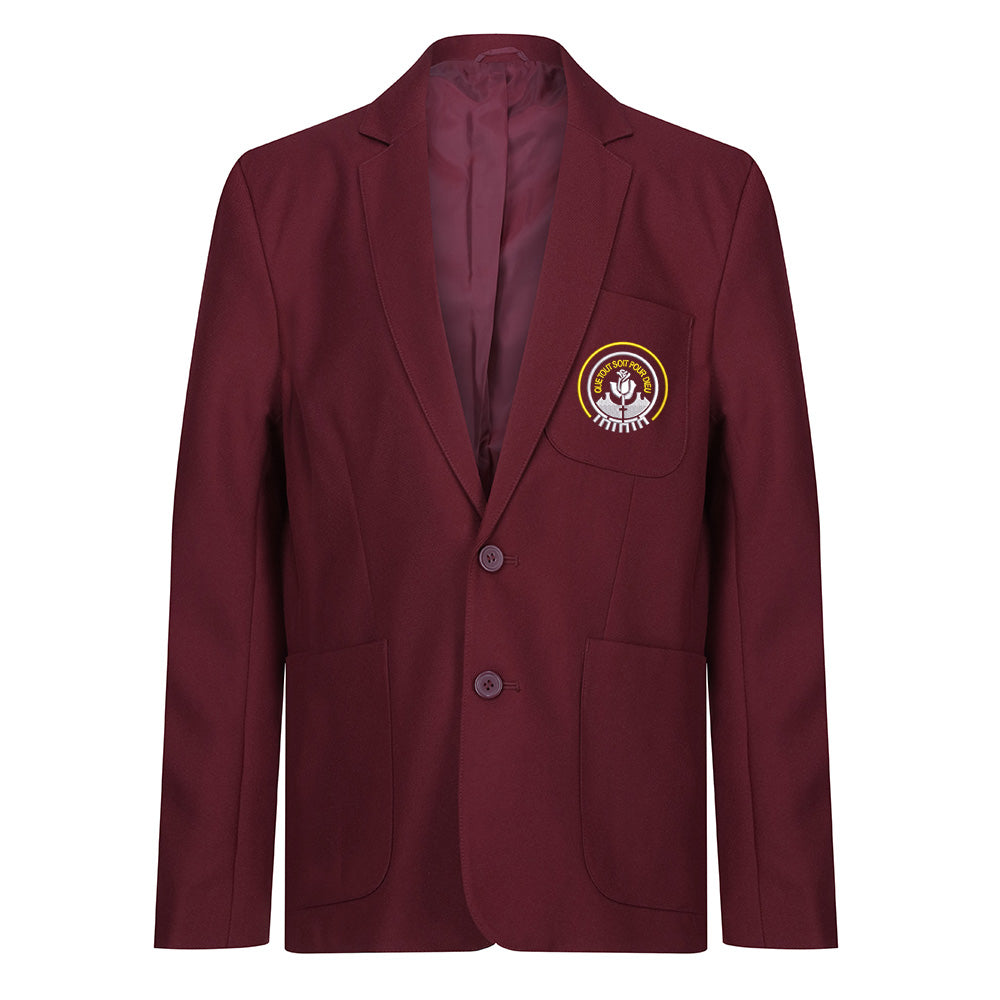 Taylor High Boys Poly Blazer Maroon