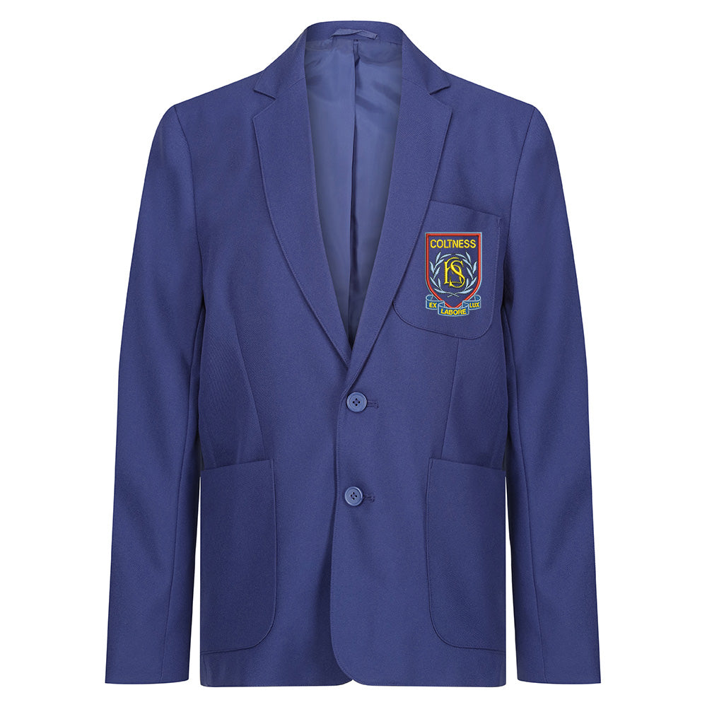 Coltness High Boys Poly Blazer Royal