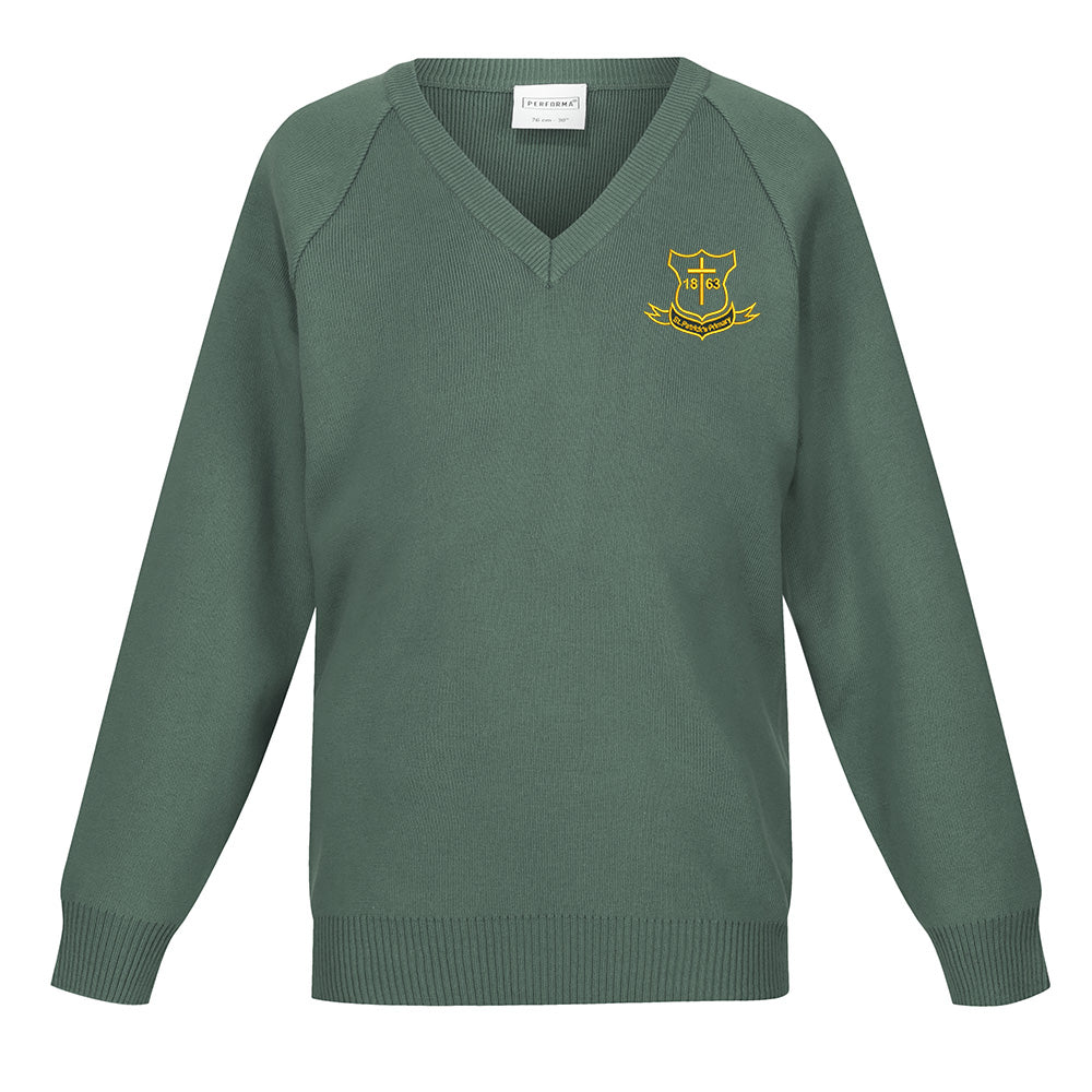 St Patricks Primary Strathaven 50/50 V-Neck Bottle