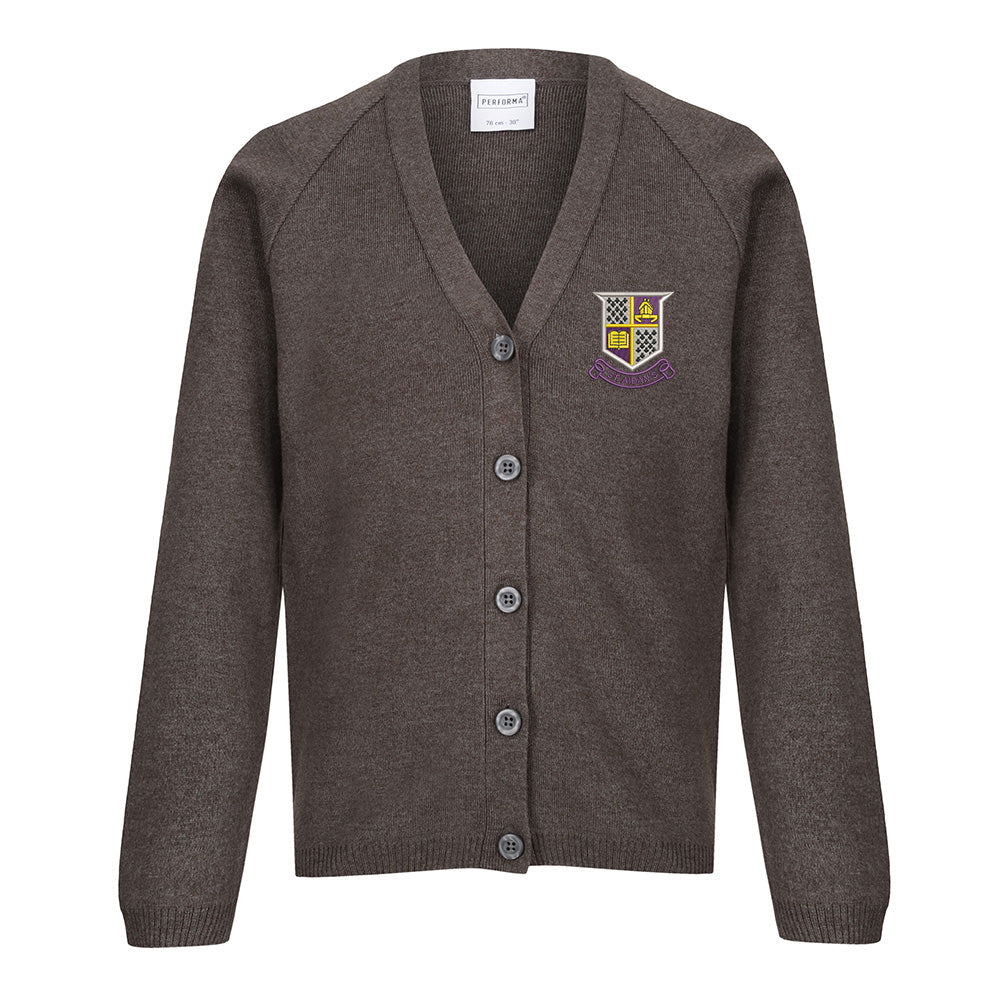 St Aidans Primary 50/50 Cardigan Grey