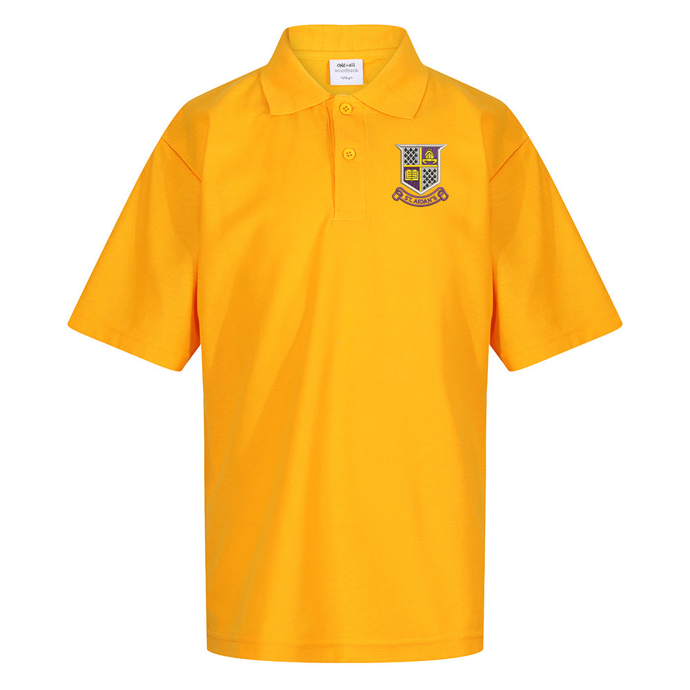 St Aidans Primary Poloshirt Amber