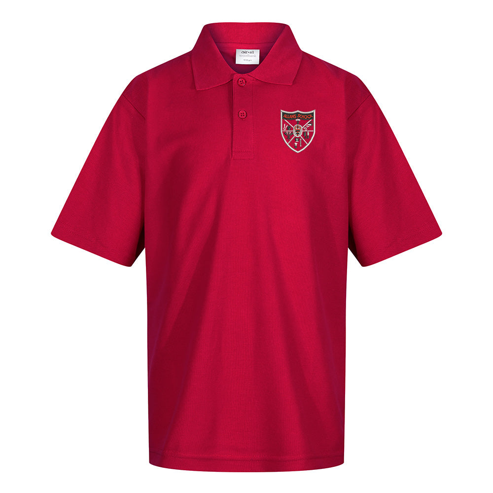 Allans Primary Poloshirt Red