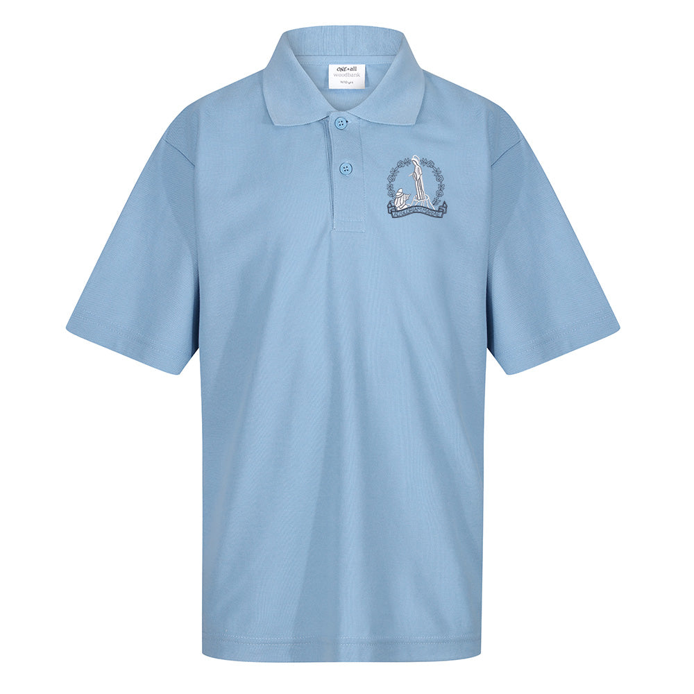 Our Lady of Lourdes Primary Poloshirt Sky