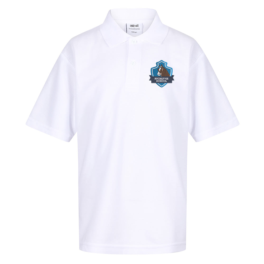 Buchlyvie Primary Poloshirt White
