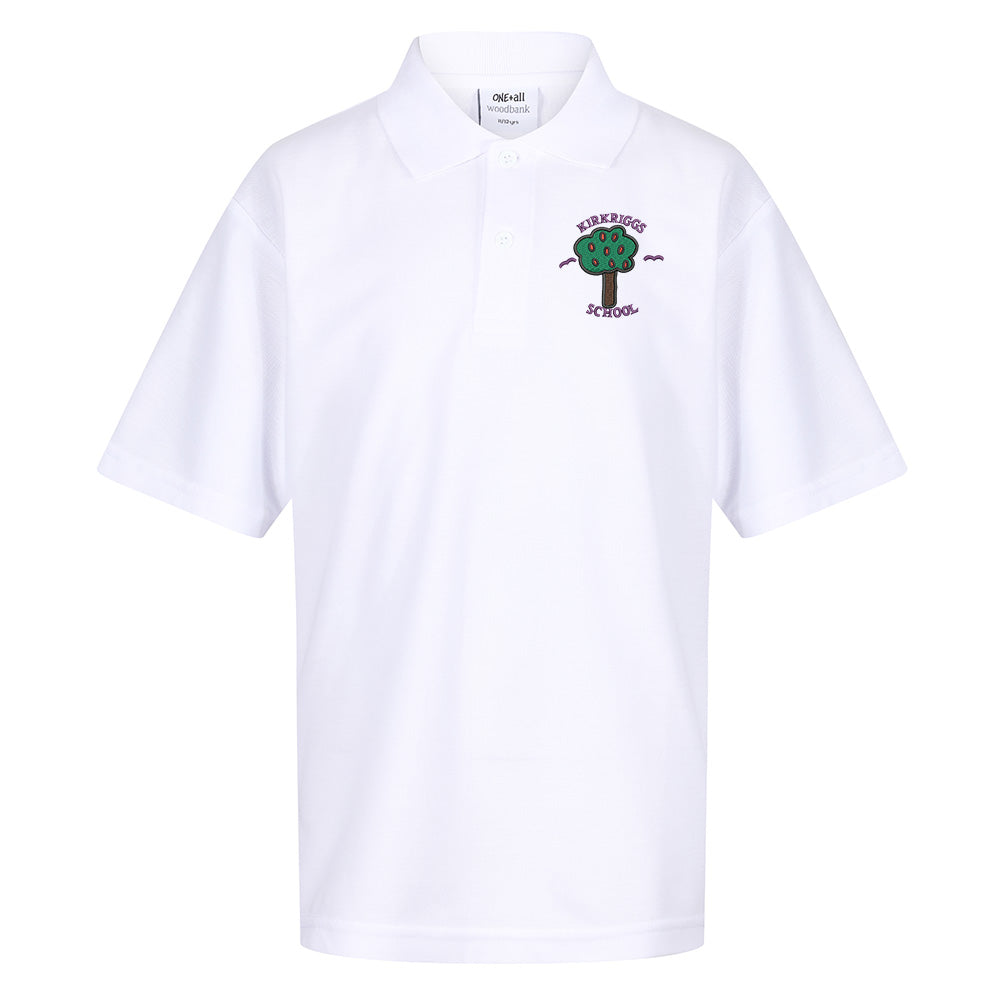 Kirkriggs Primary Poloshirt White