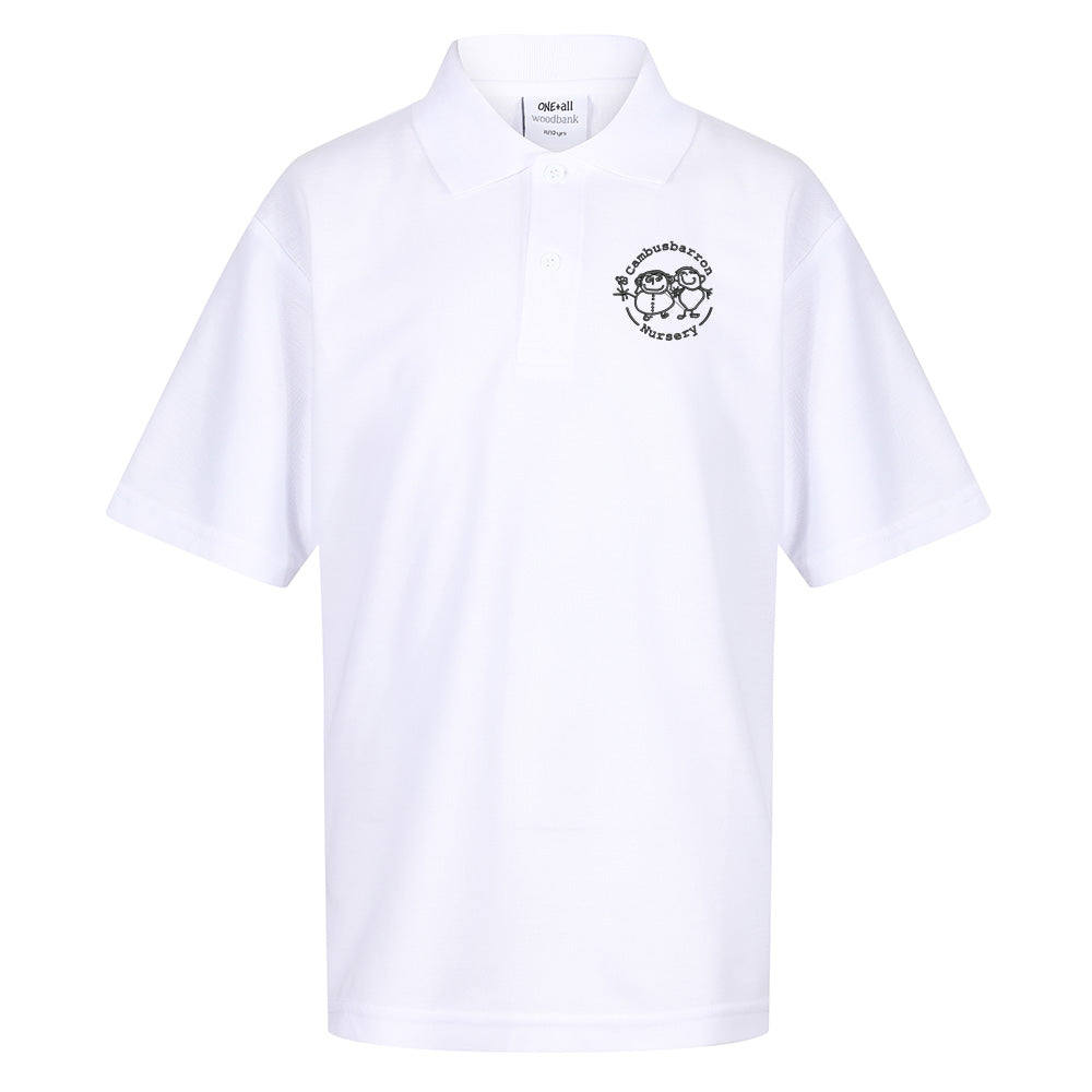 Cambusbarron Nursery Poloshirt White