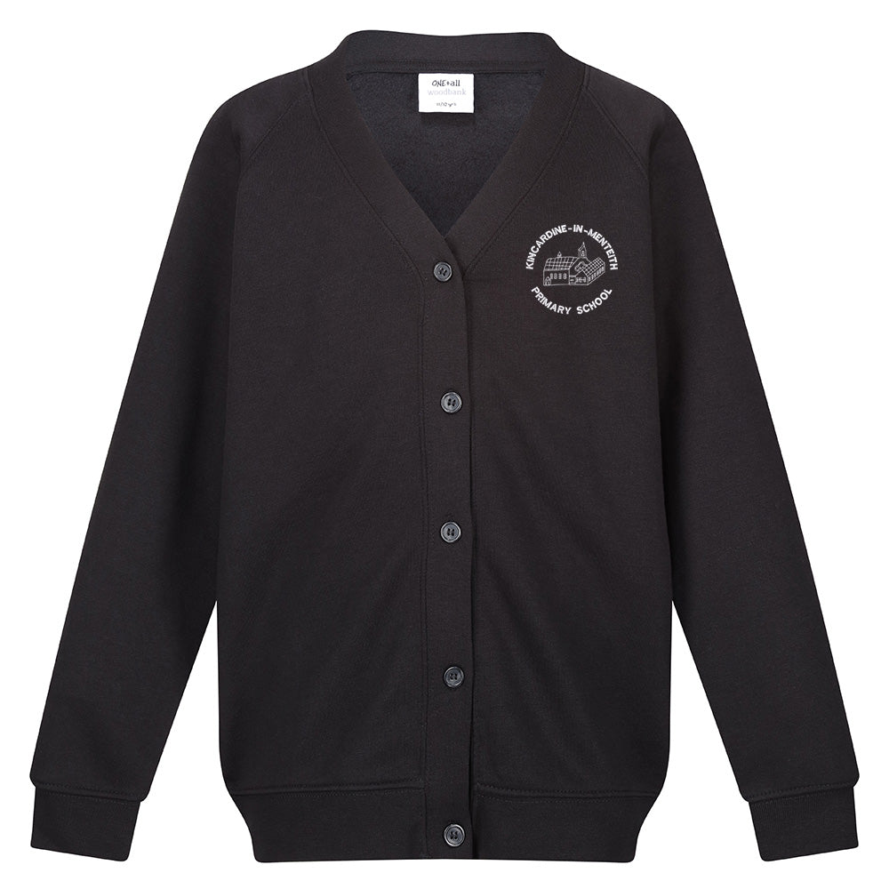 Kincardine-in-Menteith Primary Sweat Cardigan Black