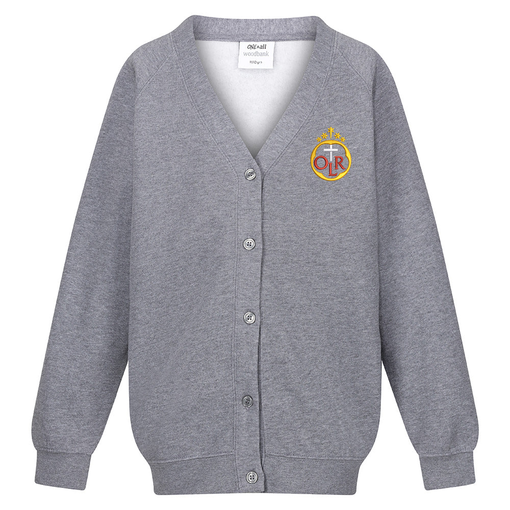 Our Lady of the Rosary Primary Sweat Cardigan Grey