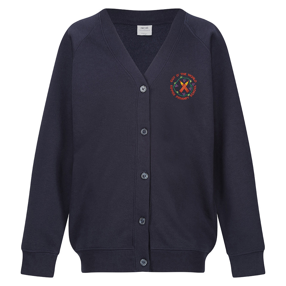 Kippen Primary Sweat Cardigan Navy (Primary 7)